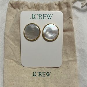 J. Crew Mother of Pearl Earrings